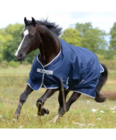 Shop Bucas Freedom Turnout 140 Horse Blanket - Light Navy/Silver - International Shipping - Buy Online on GoSupps.com