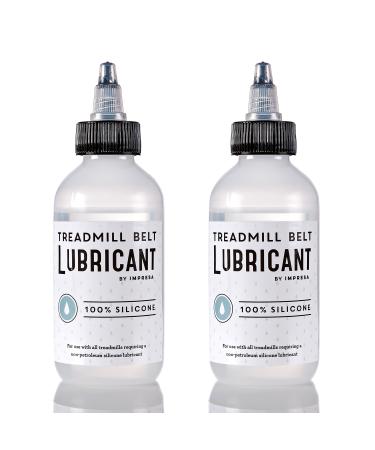 2 Pack of Silicone Treadmill Belt Lubricant / Lube - Easy to Apply Lubrication - Made in the USA