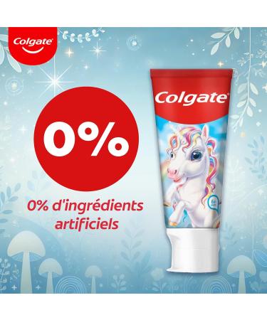 Colgate Kids Animal Toothpaste | 6+ years | Pleasant mint-flavored toothpaste for children | Fresh breath | Fluoride toothpaste | Gently cleans teeth and protects gums | 50 ml - Buy Online on GoSupps.com