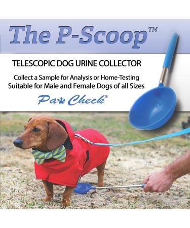 PawCheck P-Scoop Dog Urine Collector - Telescopic Urine Catcher | Extends to 29 - Buy Online on GoSupps.com