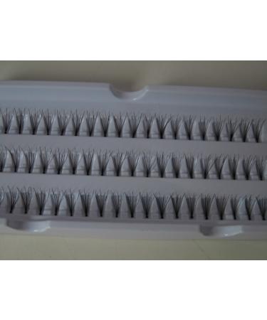 KIASHA eyelashes 12 mm eyelash clusters individual eyelashes eyelash extensions artificial eyelashes black
