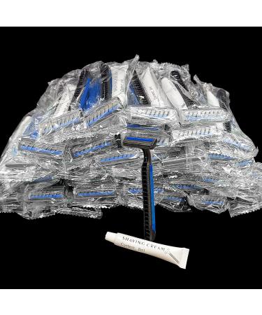 Bulk Disposable Razors for Men & Women - Individually Wrapped 200 Pack | Multipurpose Blue Razors - Buy Online on GoSupps.com