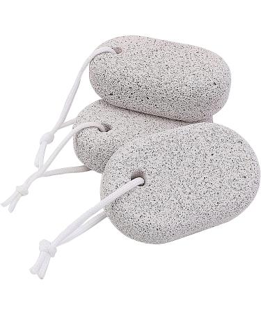 AVOS-DEALS-GLOBAL - 3pcs Pumice Stone for Feet and Hands Natural Pumice Stones for Dead Hard Skin Dry Skin Foot Scrubber Gently Exfoliates Skin for Men and Woman