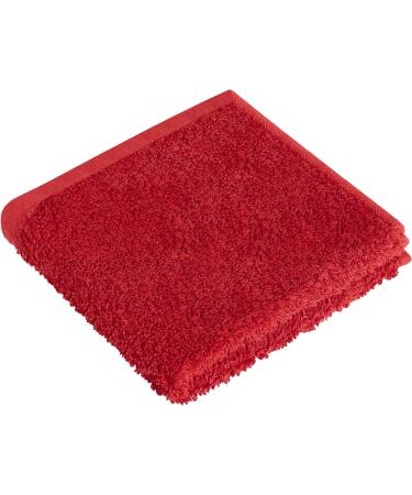 NatureMark 10 Pack of 100% Cotton Terry Cloth Washcloths - 30x30 cm Bordeaux Red - Buy Online on GoSupps.com