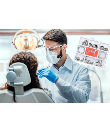 100Pcs Dental 35 m Contoured Metal Matrices with 2 Rings for Tooth Filling - International Shipping Available - Buy Online on GoSupps.com