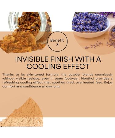  NAILUP by SNB SNB Professional Foot Deodorant 100g - Flesh Colour Foot Powder Made with Propolis and Lavender Oil - Effective Protection Against Sweat and Odors - Buy Online on GoSupps.com