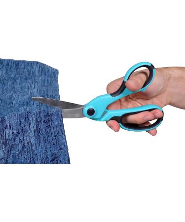 SINGER 00561 ProSeries 8-1/2-Inch Heavy Duty Bent Sewing Scissors - Teal - Buy Online on GoSupps.com