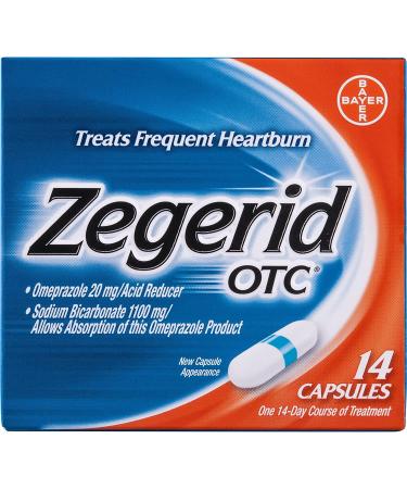 Zegerid OTC Acid Reducer Capsules 14 ct - Pack of 3 | Zegerid - Buy Online on GoSupps.com