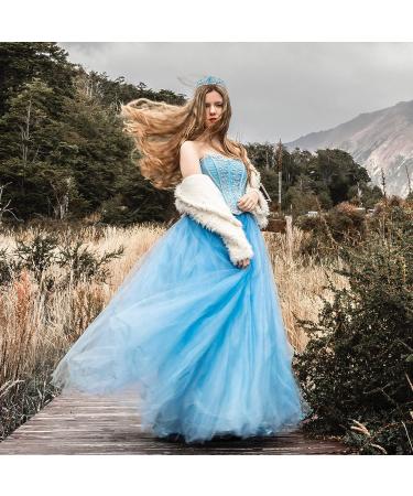 Blue Crystal Tiaras Crowns for Women & Girls - Perfect for Birthday Parties, Weddings, Proms - Includes Combs - Gift Idea - Buy Online on GoSupps.com