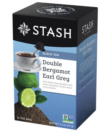 Stash Double Bergamot Earl Grey Black Tea Tea bags 18 ct - Buy Online on GoSupps.com