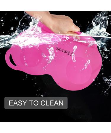Zuchon Baby Placemat - Silicone - Waterproof & Leak Proof - Food Catcher Pocket - Durable & Easy to Clean - Dishwasher Safe - Pink - Buy Online on GoSupps.com