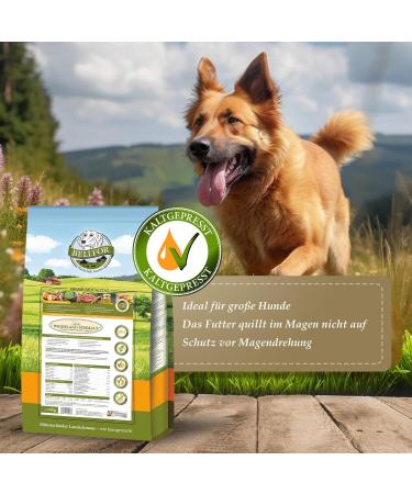 Bellfor Weideland-Schmaus High-quality dry food for dogs grain-free with lamb and high digestibility without animal by-products 10 kg - Buy Online on GoSupps.com