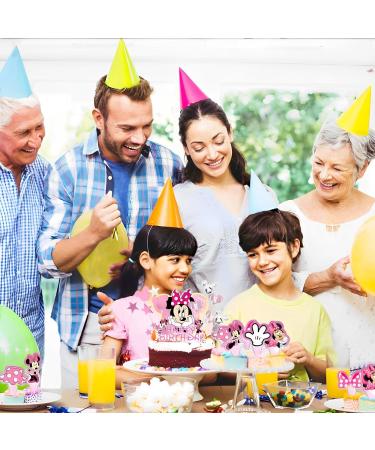 Buy 49-Piece Mini Mouse Cake Decoration Set - Cute Cartoon Topper for Girls' Birthday Parties - Perfect Pink Decor for Cakes - Buy Online on GoSupps.com