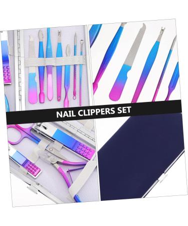 Mikinona 1 Set Nail Set Nail Tools Manicure Grooming Kit Pedicure Care Tools Manicure Grooming Tool Needle Cuticle Pusher Kit Manicure Kit Clip Trimmer Nail Art Supplies Stainless Steel - Buy Online on GoSupps.com