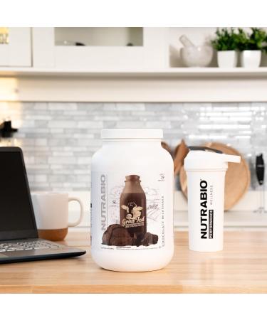 NutraBio Grass Fed Whey Isolate Protein Powder - 25G of Protein Per Scoop - Sugar Free Natural Lean Muscle Protein Supplement - Chocolate - 2 Pounds 29 Servings - Buy Online on GoSupps.com