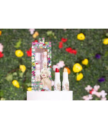 Buy Wet n Wild Marilyn Monroe Icon Lipstick & Balm Set | Moisturizing Red Lipstick & Glitter Balm | pH-Activated Formula International Shipping - Buy Online on GoSupps.com