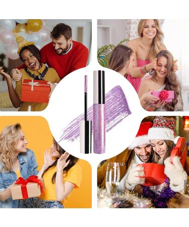 Waterproof Mascara | 6ml Long-Lasting Glitter Makeup | Volumizing Mascara - For Longer Thicker Lashes Lengthening and Volume for Women Girlfriends Wife Sisters and More - Buy Online on GoSupps.com