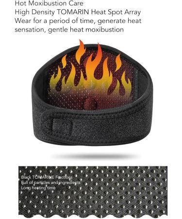 Neck Support Belt with 9 Magnets | Strong Adhesive Self-Heating | Ideal for Writers & Teachers - Reduce Fatigue - Buy Online on GoSupps.com