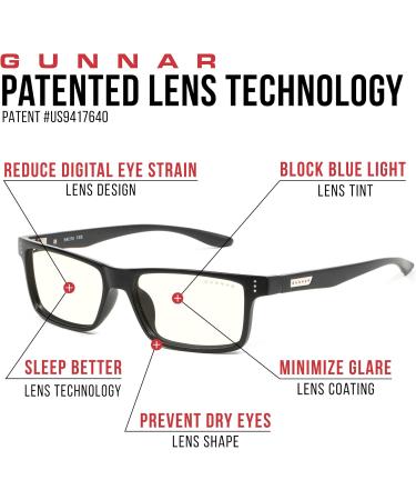 Gunnar Vertex Gaming Glasses - Clear Blue Light Filter | Premium UV Protection & Comfort - Buy Online on GoSupps.com