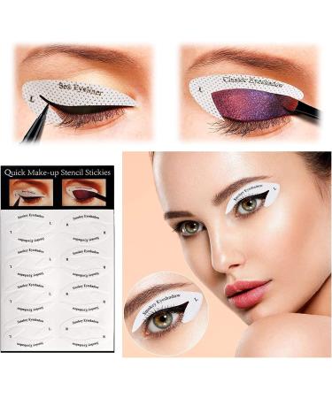 Eyeliner Stencils Stickers Eyeshadow Stencils Eyeliner Stencil Cards Eye Makeup Tool for Perfect Smokey Eyes or Winged Cat Eyes Tip Look Cat Winged Eyeliner Tape for Beginners Artist Supplies 3 Piece Set - Buy Online on GoSupps.com