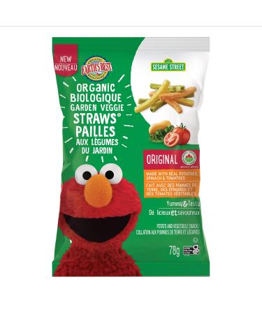 Earth s Best Organic Veggie Straws Garden Veggie Original Straws 78 g. (Pack of 6)
