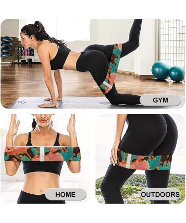 Shop Flower Printed Resistance Bands | Elastic & Fabric Exercise Bands for Fitness | International Shipping Available - Buy Online on GoSupps.com