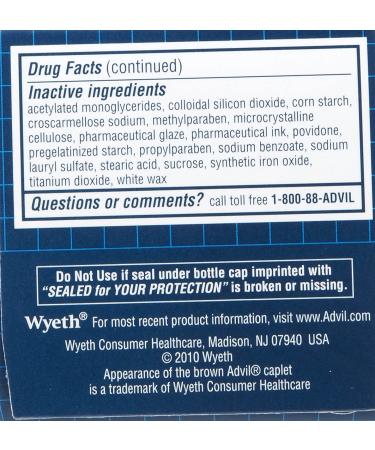 Advil Ibuprofen Tablets - 200 Count | Fast Pain Relief - Buy Online on GoSupps.com