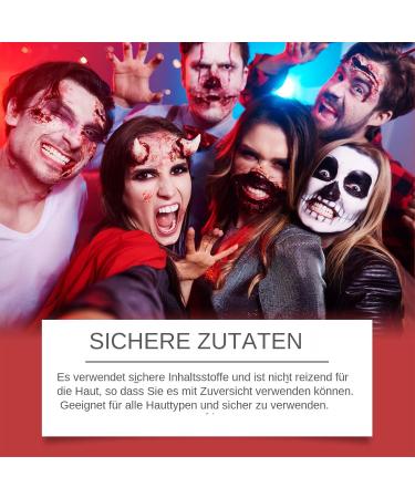  Generisch Stage Blood Gel Blood Gel | Fake Blood Halloween 1.76oz Realistic Blood Gel for SFX Special Washable Makeup for Nosebleeds Stage Costume - Buy Online on GoSupps.com