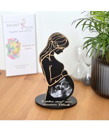 Hearts Sign Pregnant Women Gifts | Love at First Glance Sonogram Frame for Moms-to-Be - Buy Online on GoSupps.com