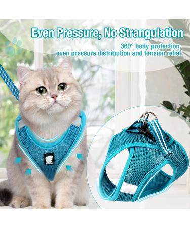 Adjustable Breakproof Cat Dishes with Leash - Soft & Durable for Cats Small Dogs & Rabbits - 1.35m Leash Included - Buy Online on GoSupps.com