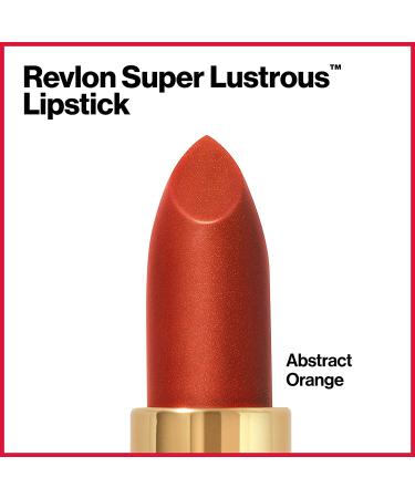 Revlon Super Lustrous Lipstick Pearl 026 Abstract Orange - 0.15 oz | Long-lasting Color - Buy Online on GoSupps.com