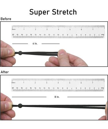 Mandala Crafts 1 Inch Elastic String with Cord Lock for Face Mask - 100 Multi Color Pack | Adjustable Ear Loop Strap for DIY Mask Making - Buy Online on GoSupps.com