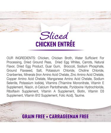 Wellness Complete Health Grain-Free Wet Cat Food, Chicken Sliced Cuts in Gravy, Natural & Healthy - 24 Pack (3 oz) - Buy Online on GoSupps.com