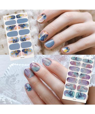 6 Sheets Marble Full Wraps Nail Stickers Nail Polish Sticker Marble Wraps Self-Adhesive Waterproof Nail Art Decals Manicure Nail Tips DIY Nail Decorations for Women Girls Nail Design - Buy Online on GoSupps.com
