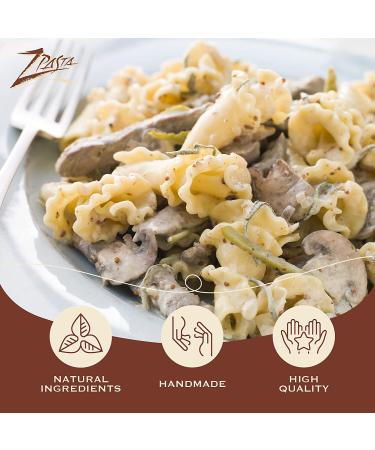 Pasta Campanelle - Artisan Bronze Cut Pasta 12 oz - 1 Pack - Buy Online on GoSupps.com
