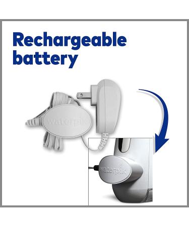 Waterpik Cordless Advanced Water Flosser - ADA Accepted, Rechargeable & Portable - White WP-560 - Buy Online on GoSupps.com