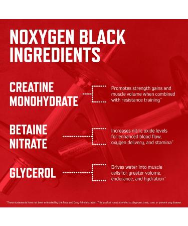 Purus Labs NOXygen Black Powder Pre-Workout Accelerator | Nitric Oxide Booster & Oxygen Amplifier | Hydromax Glycerol & NO3-T Nitrates | 30 Servings (Unflavored) - Buy Online on GoSupps.com