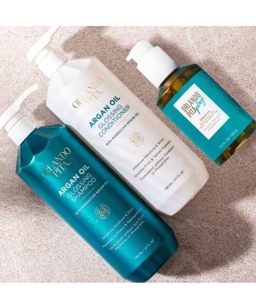 ORLANDO PITA Moroccan Argan Oil Glossing Shampoo & Conditioner Set - 27 Fl Oz Each - Buy Online on GoSupps.com