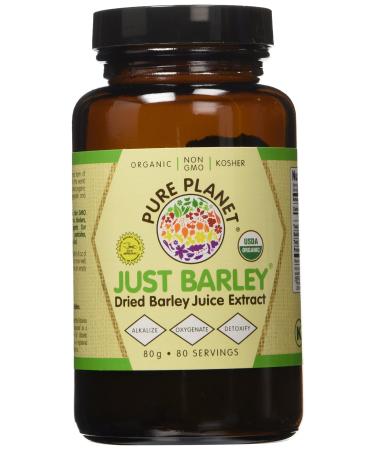 Pure Planet Just Barley Organic Powder - 80 Servings 2 pack