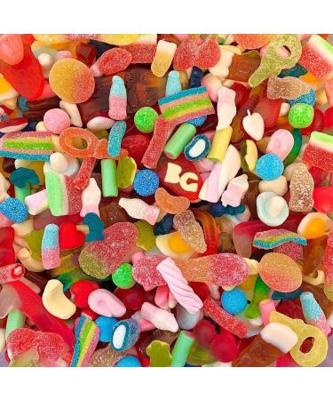 BG Mixed Quality Pick & Mix Sweets - Large Retro Candy Sweeties Assortment 1kg Pouch Gummy Jelly Fizzy Gift Chewy PicknMix - Buy Online on GoSupps.com