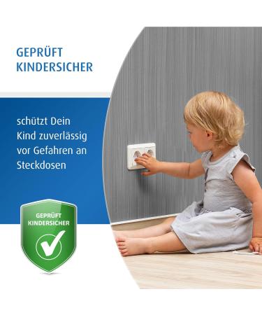 Reer Socket Protector - Child-Safe Original White 20 Pieces - International Shipping Available - Buy Online on GoSupps.com