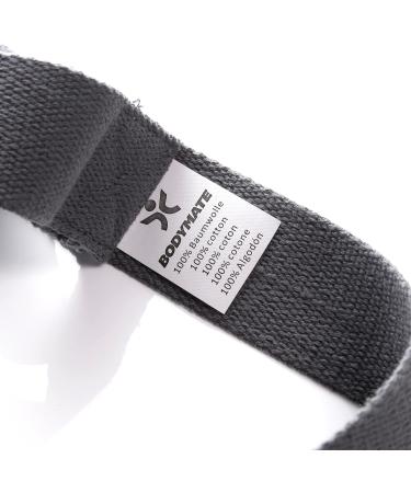 BODYMATE Stretch Band with 3 Loops - 75cm Natural Cotton Resistance Band for Home & Gym Workouts - Buy Online on GoSupps.com