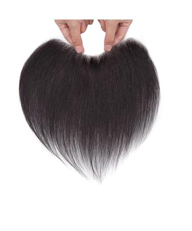 SEGO Men's Hairline V-Shape Remy Human Hair - Jet Black 6 Inch Thin 4x18 cm - Ultimate Hair Solution for Men - Buy Online on GoSupps.com