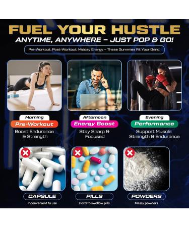 Creatine Monohydrate Gummies for Men & Women, 9000MG Creatine Gummies Sugar Free with L-Taurine, BCAA 2:1, B12 B6 for Boost Strength, Focus & Endurance, Vegan, Non-GMO, Blueberry 120pcs Blueberry 120 Count (Pack of 1) - Buy Online on GoSupps.com