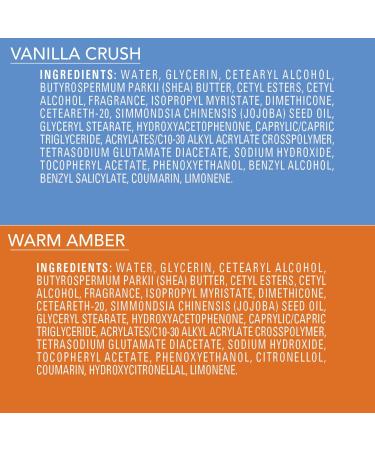 Jergens Shea Fusion Body Lotion Dual Pack Moisturizer with Shea Butter and Vitamin E Vanilla Crush 14 fl oz and Warm Amber 14 fl oz Pack of 2 - Buy Online on GoSupps.com