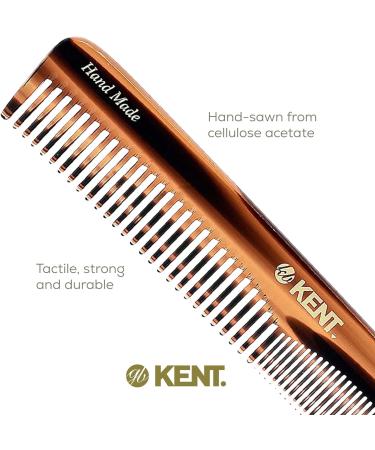 Kent Brushes Handmade Combs Range 6T Medium Size Coarse and Fine Comb for Women A-Tortoiseshell 1 Count (Pack of 1) - Buy Online on GoSupps.com