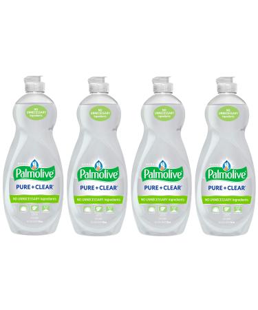 Palmolive Ultra Liquid Dish Soap Pure and Clear 4 Count 130 Fl Oz (Pack of 1)