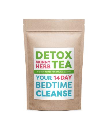 14 Days Bedtime Cleanse Tea : Detox Skinny Herb - Effective Detox Tea Support Cleanse Tea 100% NATURAL