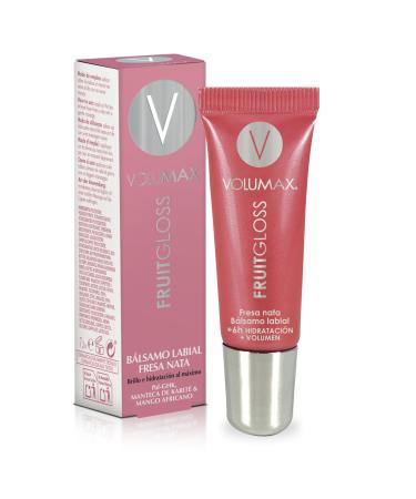 Volumax fruit gloss |highly pigmented and permanent lip gloss |Maximum moisture gloss comfort and volume |Strawberry and cream taste |7.5 ml - Buy Online on GoSupps.com