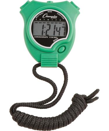 Champion Sports Waterproof Stopwatch Timer Set - 6 Pack Assorted Colors for Kids or Coaches - Buy Online on GoSupps.com